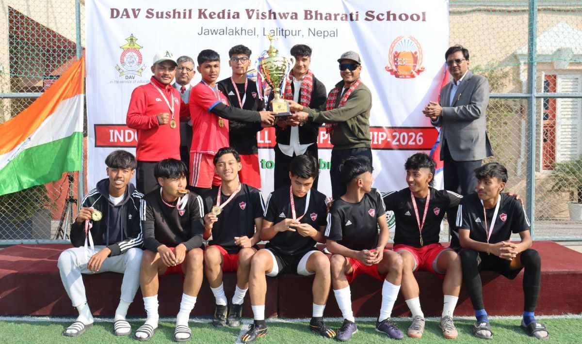 काठमाडौँ किकर्सले जित्यो प्रथम इन्डो–नेपाल फुटबल च्याम्पियनसिपको उपाधि