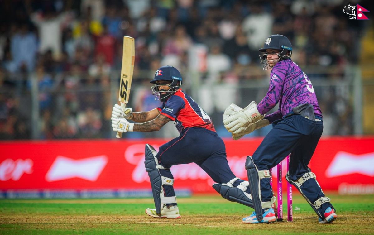 टी-२० विश्वकपः स्कटल्यान्डमाथि नेपालको जित