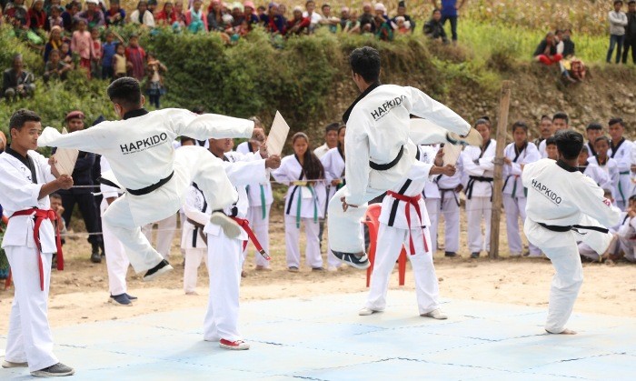 शहिद स्मृति मार्शल आर्ट्स हाप्किडोमा प्रदेश पाँचलाई आठ स्वर्ण