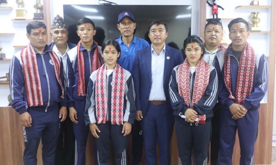 एसियाली क्याडेट तथा जुनियर जुडो च्याम्पियनसिप टोलीलाई बिदाइ