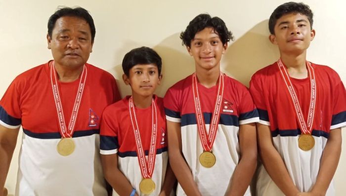 आईटीएफ टेनिसमा नेपालले जित्यो स्वर्ण