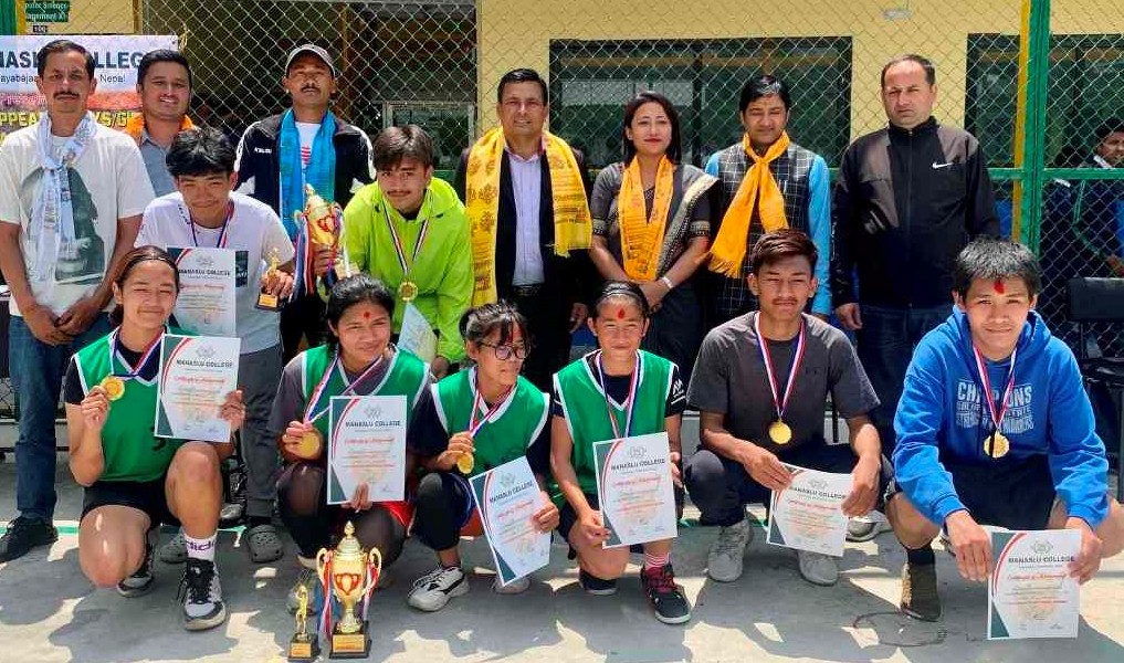 मनास्लु एसइइ कपमा टिम रेड र मनास्लु बने च्याम्पियन