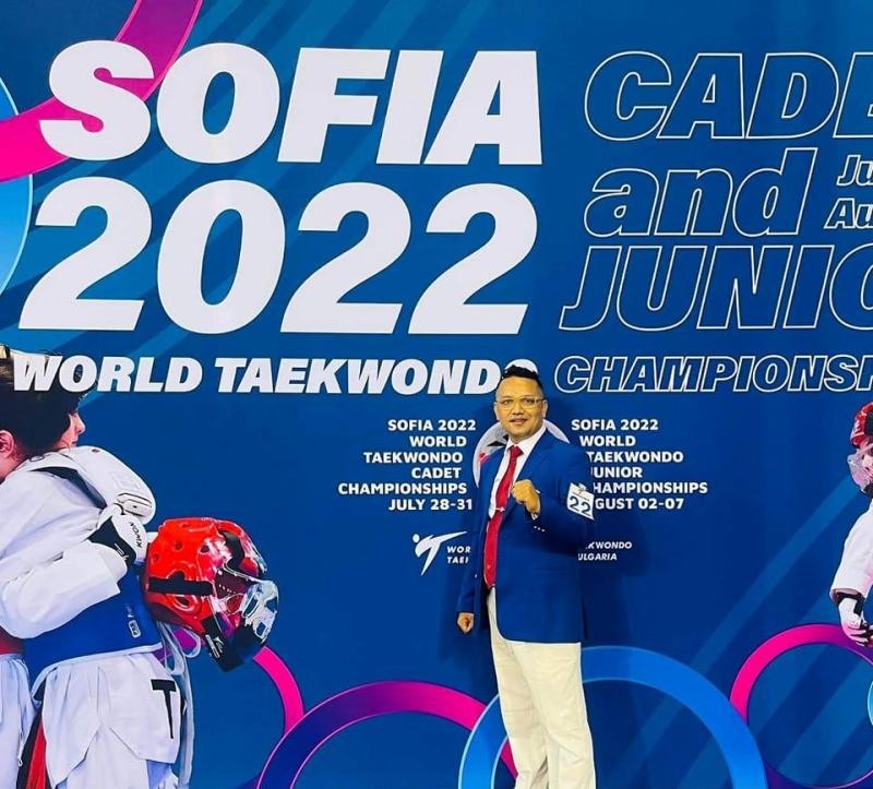 तेक्वान्दोका निर्णायक अशोक खड्का स्वदेश फर्किए