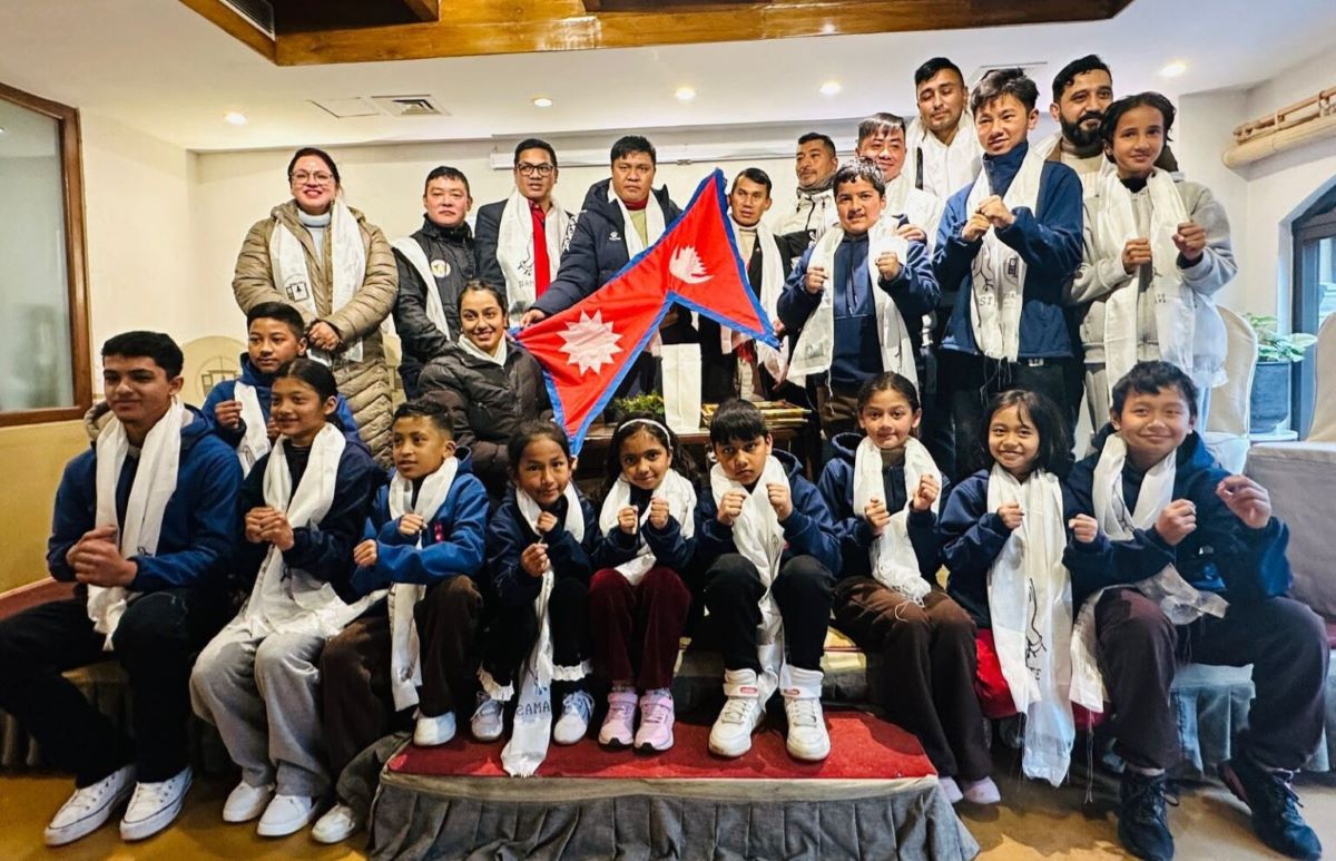 तेक्वान्दो टोली चीन जाँदै