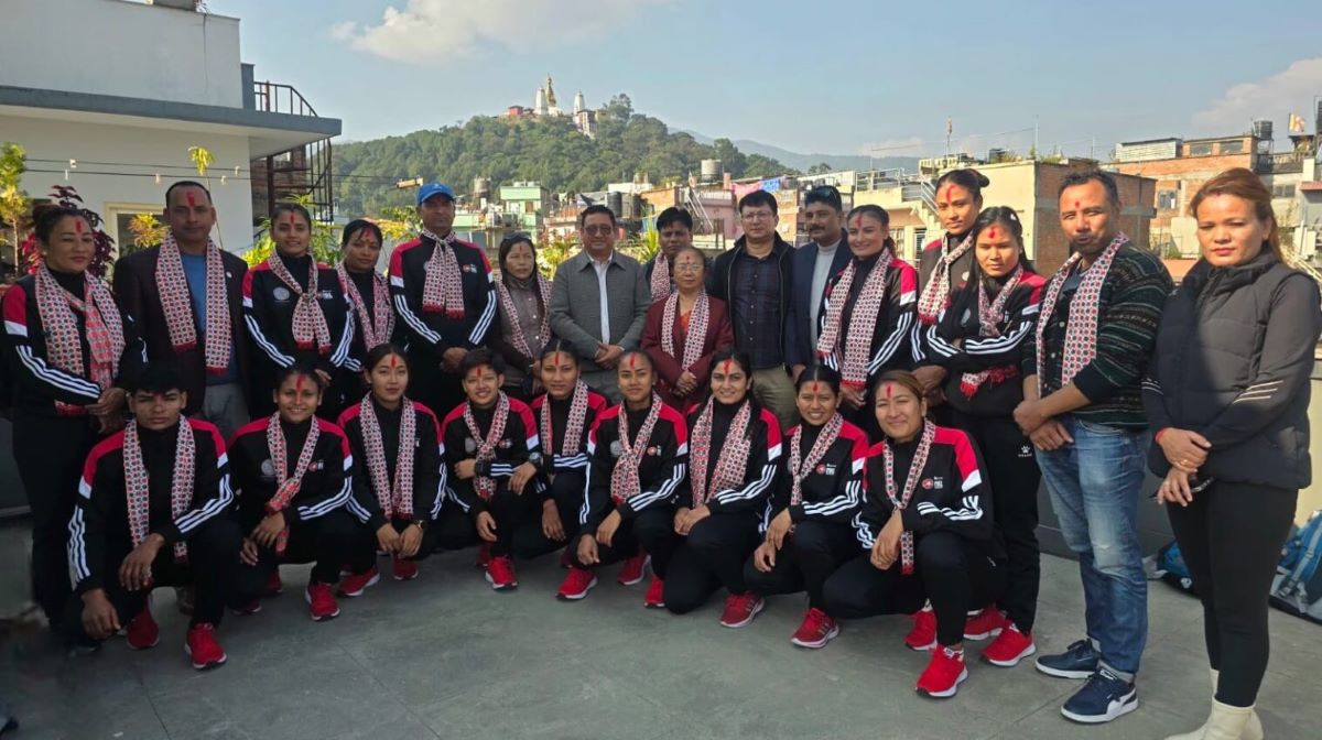 महिला कबड्डी विश्वकप खेल्ने नेपाली टोलीलाई एनओसीको बिदाई