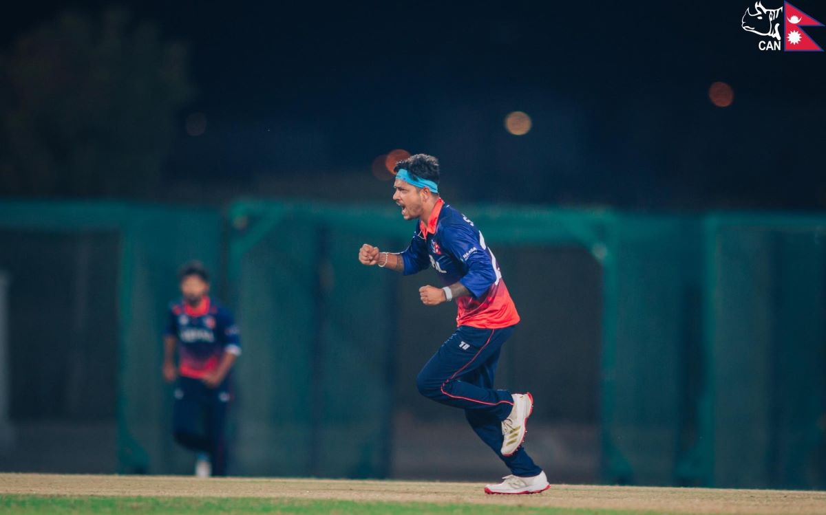 टी-२० विश्वकप छनोट : सन्दीपको उत्कृष्ट प्रदर्शनमा कतारमाथि नेपालको रोमाञ्चक जित