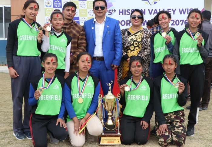 हिसान भलिबलमा गीताञ्जली र ग्रिनफिल्डलाई उपाधि