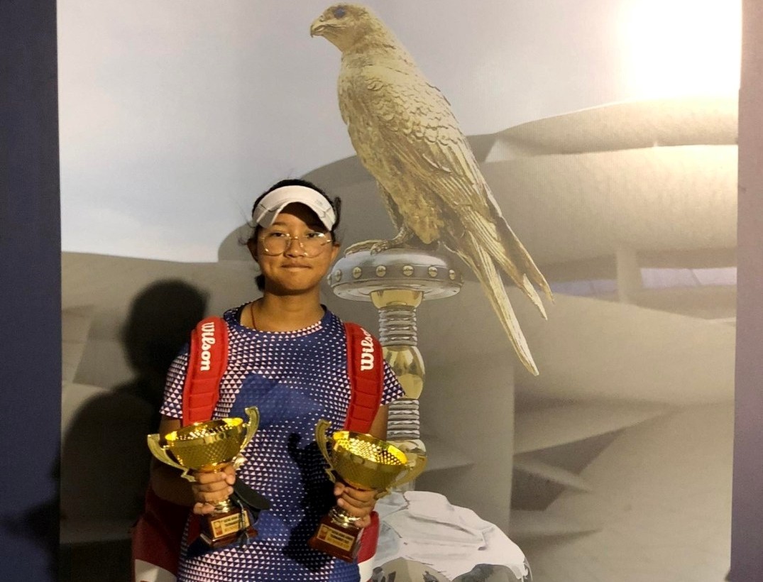 प्रशंसाले कतार एसियाली टेनिसमा जितिन दुई रजत