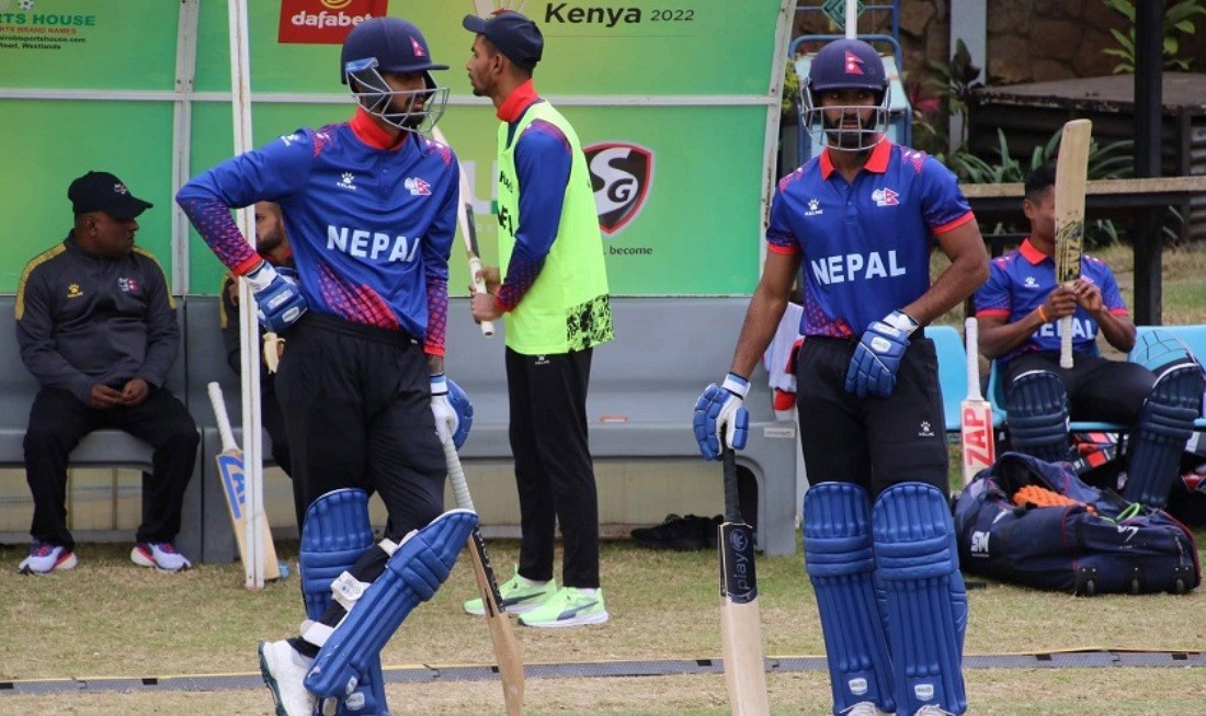 लज्जास्पद ब्याटिङसँगै नेपाल केन्यासँग ७ रनले पराजित